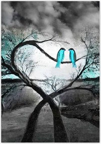 Poszterek 70x100 Türkiz bűvölet Éjszaka