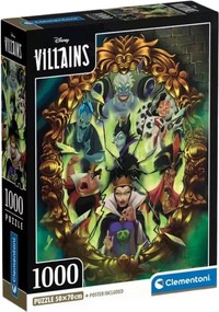 Disney Gonoszok Mirror 1000 db-os puzzle Clementoni
