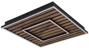 Globo 67345D1 - WOODY LED mennyezeti lámpa 36W, 230V, 3000K, 45x45 cm 67345D1