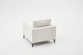 Fotel Berlin - Krém, Fekete