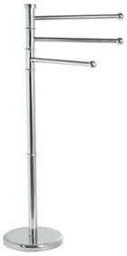 Aqualine - Állvány törölközőtartóval SAMBA 85,5 cm rozsdamentes/fényezett króm