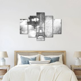 Kép - Vintage képeslap a városról N⁰3 (150x105 cm)