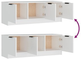 fehér szerelt fa TV-szekrény 102 x 35 x 36,5 cm