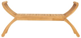 vidaXL tömör tíkfa kerti pad 126 cm