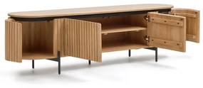 Természetes színű mangófa TV-állvány 200x55 cm Licia - Kave Home