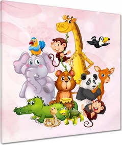 Vászonkép 60x60 Trópusi állatok