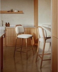 Bézs bárszék (ülésmagasság 66 cm) Helda – Kave Home