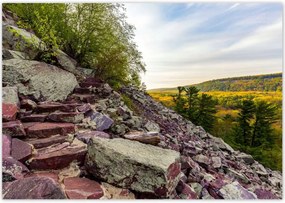Poszterek 100x70 Lépcső kövek hegyek