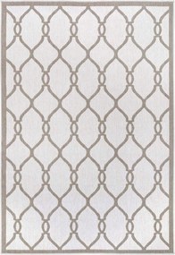 Bézs kétoldalas szőnyeg,lapos 200x290 cm