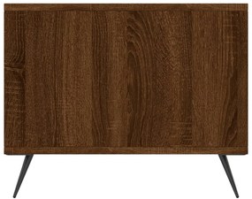 barna tölgyszínű szerelt fa dohányzóasztal 90 x 50 x 40 cm