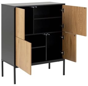 Seaford komód tölgy dekorral, 80 x 103 cm - Actona