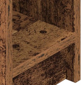 antik fa színű éjjeliszekrény fiókkal 20 x 36 x 60 cm