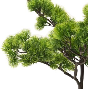 zöld cserepes mű fenyőbonsai 60 cm