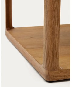 Natúr színű dohányzóasztal tölgyfa dekorral 65x140 cm Maymai – Kave Home