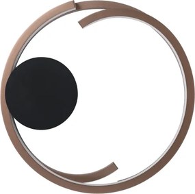 Eglo 901825-LED mennyezeti lámpa MEZZOMONTE 2xLED/20W/230V átm. 48 cm bronz + távirányító