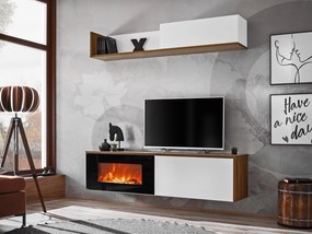 Nappali fal Dalton RSW DLE (sterling tölgy + matt fehér). Akció -17%. 1097685