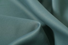 Kékeszöld függöny OXFORD 140x250 cm Felfüggesztés: Fém gyűrűk