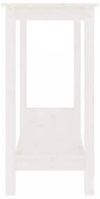 fehér tömör fenyőfa tálalóasztal 110 x 40 x 80 cm