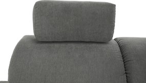 Kissarok, textilbőr fehér/szövet szürke, jobbos, SANTIAGO