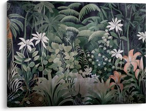 Kép - Festett dzsungel minta (70x50 cm)