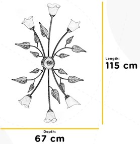ONLI - Mennyezeti lámpa MIRANDA 6xE14/6W/230V