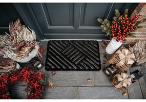 Kókuszrost lábtörlő 45x75 cm Coco Black – Hanse Home
