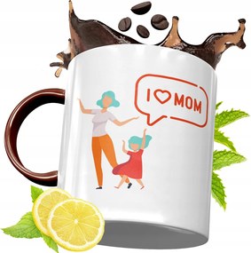 Bordó Bögre Anyukáknak Születésnapi Ajándék fényképes nyomtatással