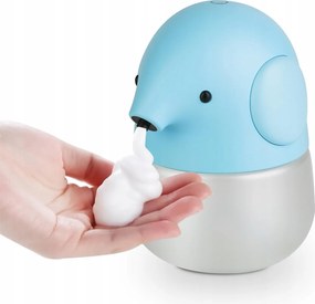 Elefánt alakú szappanadagoló érintésmentes Kék gyerekeknek 300ml