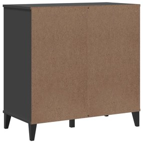 VIKEN antracitszürke szerelt fa tálalószekrény 80 x 40 x 80 cm