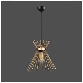 Aranyszínű fém függőlámpa Izmir – Squid Lighting