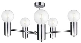 Csillár rúdon ARD 5xE27/60W/230V fényes króm