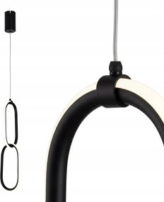 Horoz Mennyezeti Led függőlámpa Santana 12W 700lm 4000K Fekete 120cm