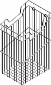 Starax S-8111-C billenő szennyestartó kosár 30 króm