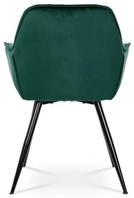 Zöld Bársony Étkezőszék. DCH-421 GRN4