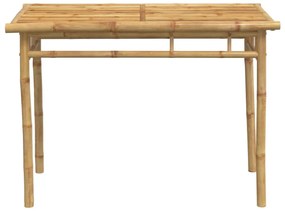 bambusz kerti étkezőasztal 110 x 55 x 75 cm