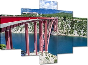 Vászonkép 100x70 Horvátország Maslenica híd