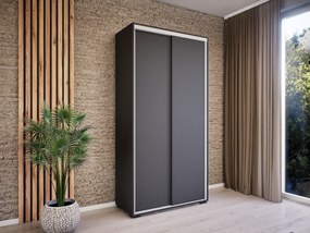 Nevora Tolóajtós Gardrób (Antracit) modern