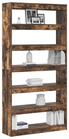 Barna könyvespolc Barna Műgyanta 100 x 30 x 198 cm