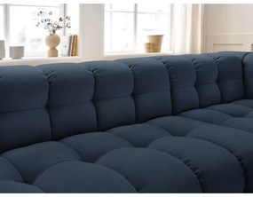 Sötétkék sarokkanapé (jobb oldali) Cloud – Bobochic Paris