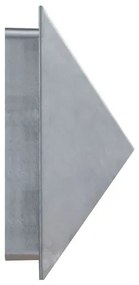 Nordlux - Kültéri fali lámpatest PONTIO 1xGU10/25W/230V IP54 ezüst