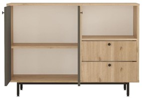 Komód Rebutia 2 (tölgy + antracit) . 1102496