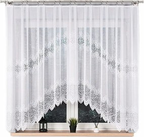 Jacquard készfüggöny Violetta 400X160cm fehér