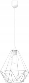 Függőlámpa Basket Fehér 1xE27