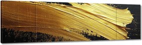 Vászonkép 170x50 Arany csillogás ecsettel