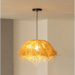 Brilagi - CERIA BOHO LED függőlámpa kábelen 1xE27/40W/230V, átm. 40 cm, rafia