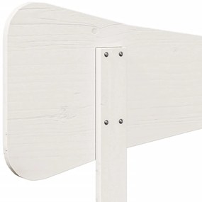 fehér tömör fenyőfa fejtámla 180 cm