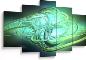 Zöld absztrakció kép (150x105 cm)