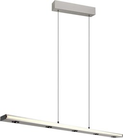 TRIO 353010107 GRAHAM Modern Led Függesztett Lámpa Ezüst LED IP20