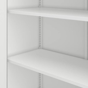 Fém irodai és műhelyszekrény fehér JAN H2200 900 x 2200 x 400 mm