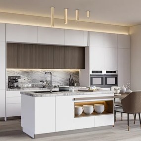 Spotlámpa GENESIS 1xGU10/8W/230V 20 cm arany